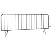 Crowd barrier type B | Length: 2.50 m, 17 bars